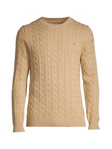 GANT - Palmikkoneule - 296 KHAKI MEL GANT - Palmikkoneule - 296 KHAKI MEL | Stockmann
