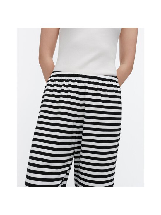 Marimekko - Caissa Tasaraita Jersey -housut - 068 WHITE, BLACK - photo 5 Marimekko - Caissa Tasaraita Jersey -housut - 068 WHITE, BLACK | Stockmann - photo 5