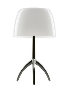 Foscarini - Lumiere Piccola -pöytävalaisin - VALKOINEN/ALUMIINI | Stockmann