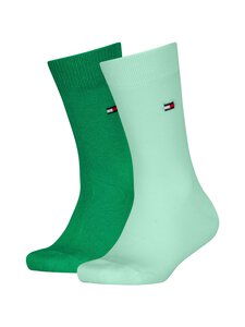 Tommy Hilfiger - Basic zeķes, 2-pāri - 077 FADED GREEN | Stockmann