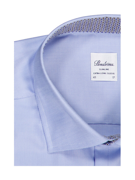 Stenströms - Slimline Contrast -kauluspaita, erikoispitkät hihat - 110 LIGHT BLUE | Stockmann - photo 2
