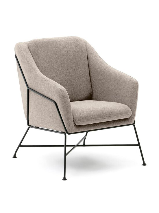 Kave Home - Brida-nojatuoli beige/musta - BEIGE | Stockmann - photo 1