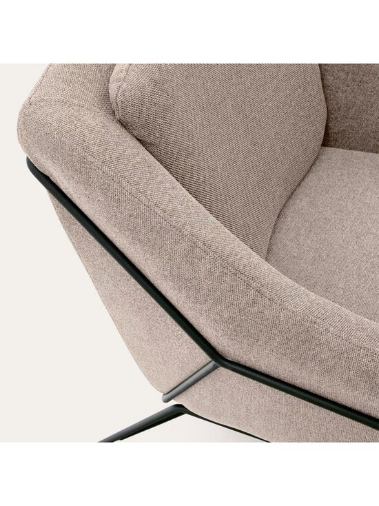 Kave Home - Brida-nojatuoli beige/musta - BEIGE | Stockmann - photo 4