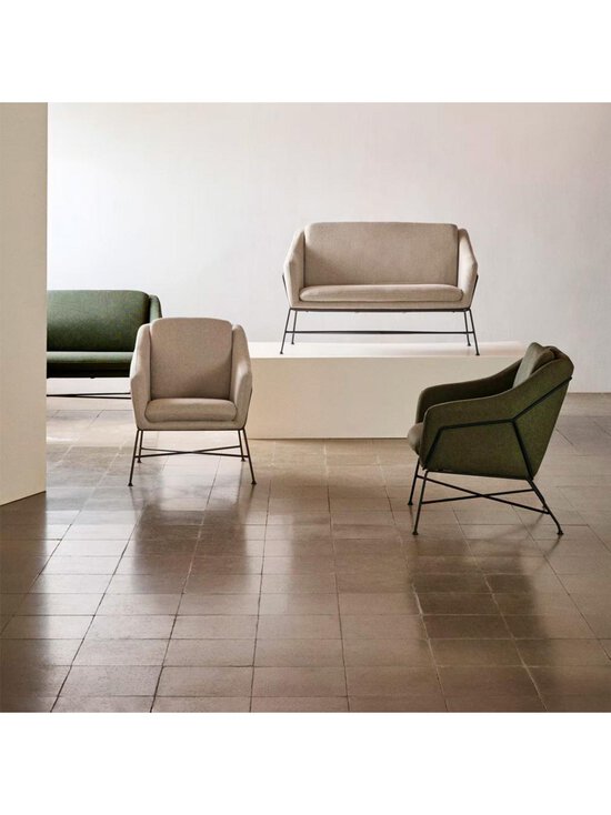 Kave Home - Brida-nojatuoli beige/musta - BEIGE | Stockmann - photo 8
