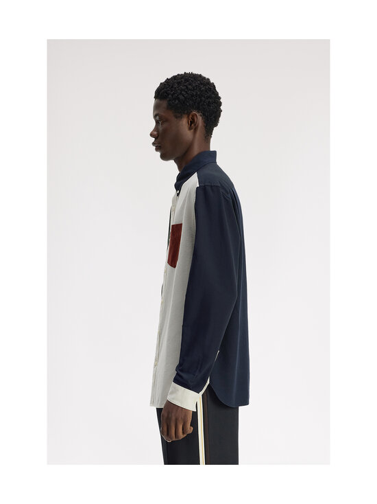 Fred Perry - Colour Block Oxford -kauluspaita - 608 NAVY | Stockmann - photo 3