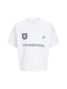 Jack & Jones - JcoSolana Sporty Front Crew Neck T-krekls - BRIGHT WHITE | Stockmann