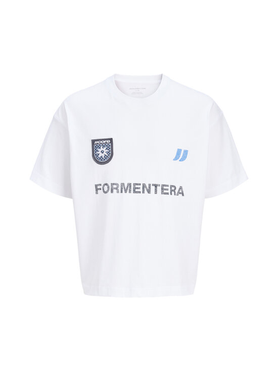 Jack & Jones - JcoSolana Sporty Front Crew Neck T-krekls - BRIGHT WHITE | Stockmann - photo 1