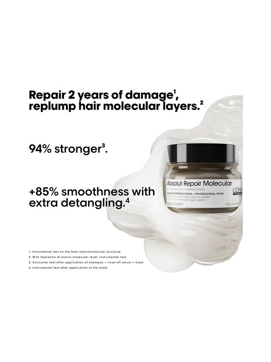 L'Oréal Professionnel - Absolut Repair Molecular Rinse-Off Mask - NOCOL - photo 3 L'Oréal Professionnel - Absolut Repair Molecular Rinse-Off Mask - NOCOL | Stockmann - photo 3