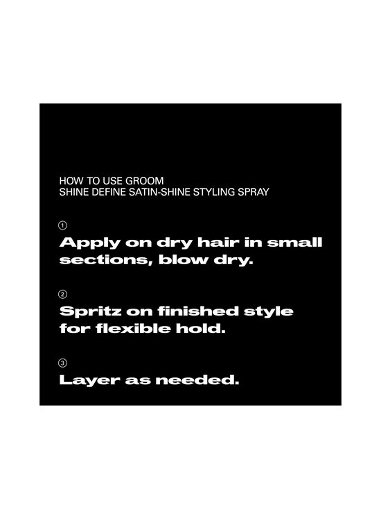 Sebastian - Shine Define Satin-Shine Styling Spray -muotoilusuihke - NOCOL | Stockmann - photo 5