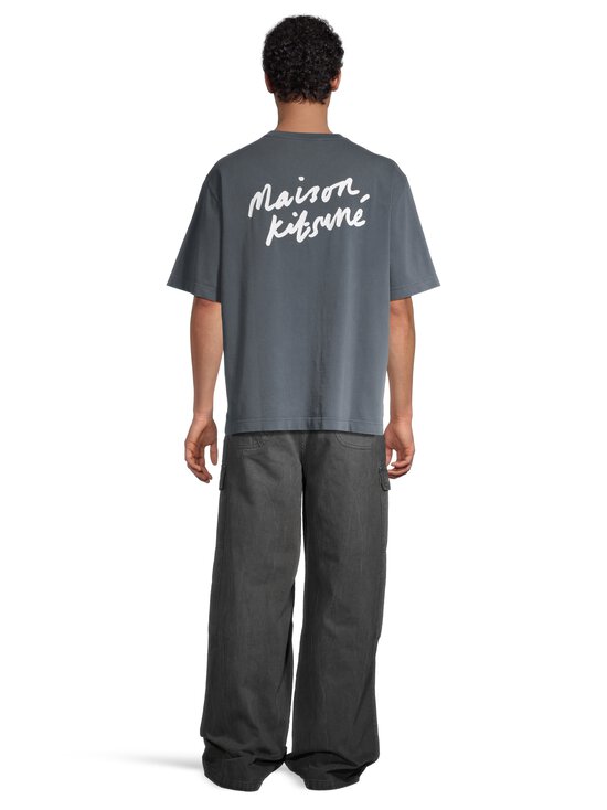 Maison Kitsuné - Handwriting Faded Oversize t-paita - TURBULENCE FADED | Stockmann - photo 3