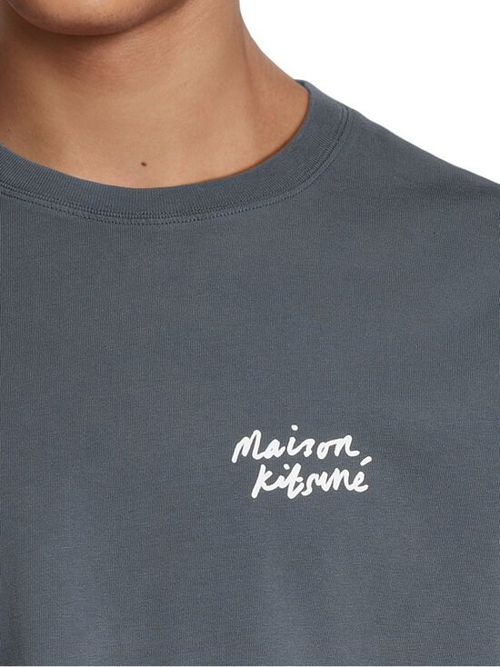Maison Kitsuné - Handwriting Faded Oversize t-paita - TURBULENCE FADED | Stockmann - photo 4