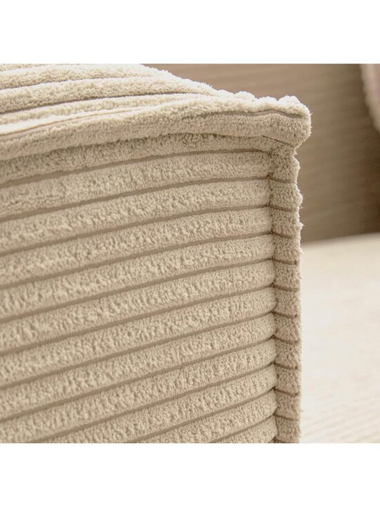 Kave Home - Blok-divaanisohva luonnonvalkoinen vakosametti L 300 cm / oikea - WHITE | Stockmann - photo 4
