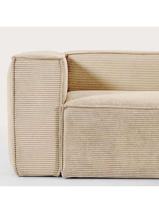 Kave Home - Blok-divaanisohva luonnonvalkoinen vakosametti L 300 cm / oikea - WHITE | Stockmann - photo 6
