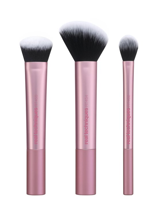 Real Techniques - Peak Cheek 3 Piece Brush Set -meikkisivellinsetti 3 kpl - NOCOL | Stockmann - photo 1