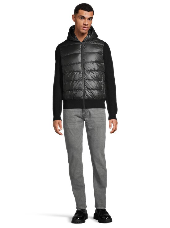 Moncler - Padded Wool Zip-Up Hoodie -hybridiuntuvatakki - 999 BLACK - photo 2 Moncler - Padded Wool Zip-Up Hoodie -hybridiuntuvatakki - 999 BLACK | Stockmann - photo 2