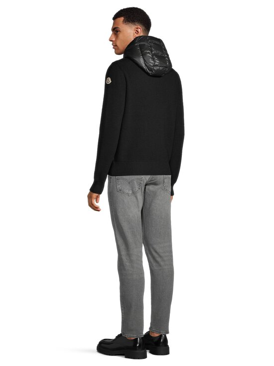 Moncler - Padded Wool Zip-Up Hoodie -hybridiuntuvatakki - 999 BLACK - photo 3 Moncler - Padded Wool Zip-Up Hoodie -hybridiuntuvatakki - 999 BLACK | Stockmann - photo 3
