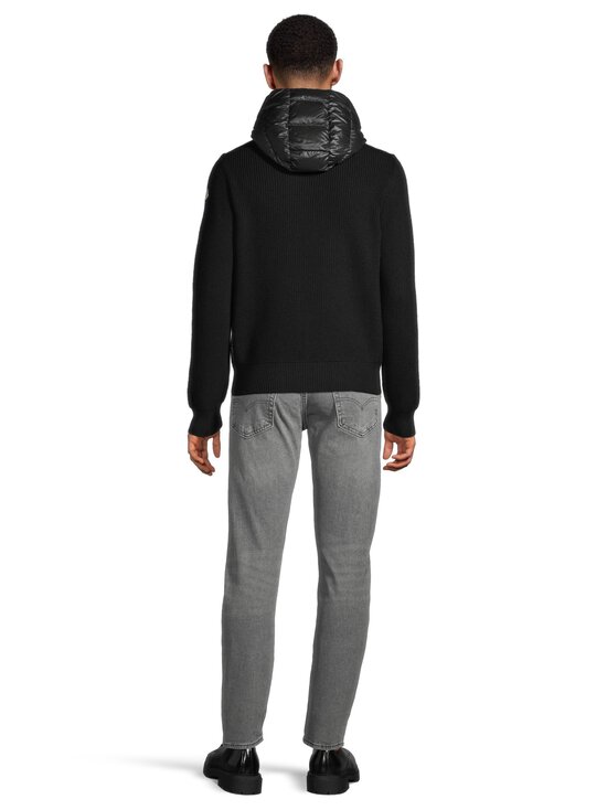 Moncler - Padded Wool Zip-Up Hoodie -hybridiuntuvatakki - 999 BLACK - photo 4 Moncler - Padded Wool Zip-Up Hoodie -hybridiuntuvatakki - 999 BLACK | Stockmann - photo 4
