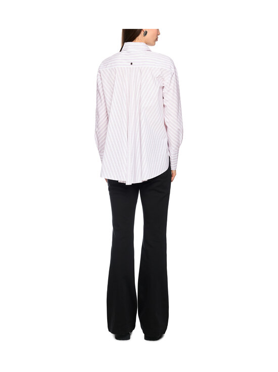 Marc Cain - Striped Wrap kreklblūze - 724 PURPLE ROSE | Stockmann - photo 3