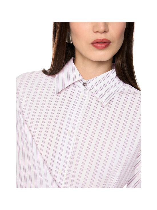 Marc Cain - Striped Wrap kreklblūze - 724 PURPLE ROSE | Stockmann - photo 4