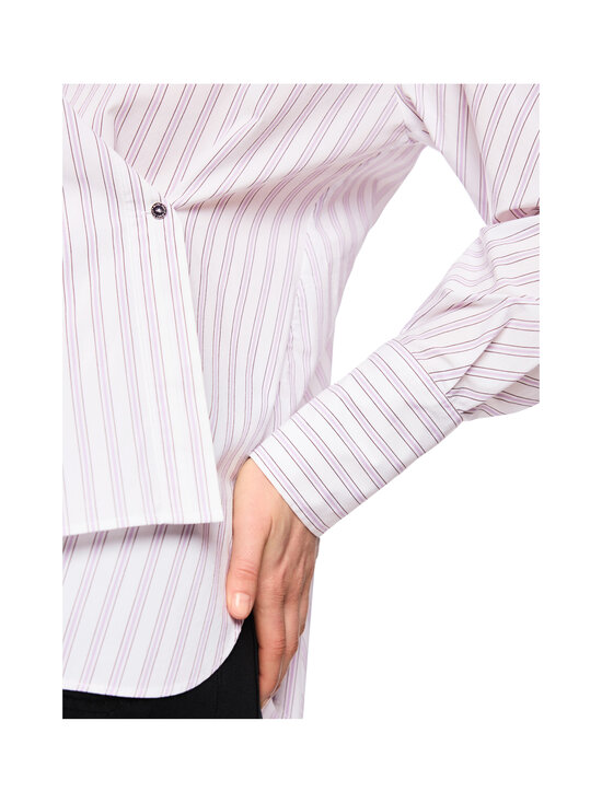 Marc Cain - Striped Wrap kreklblūze - 724 PURPLE ROSE | Stockmann - photo 6