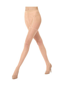 Wolford - Dotted Garter Belt zeķubikses - 4788 FAIRLY LIGHT/WHITE | Stockmann