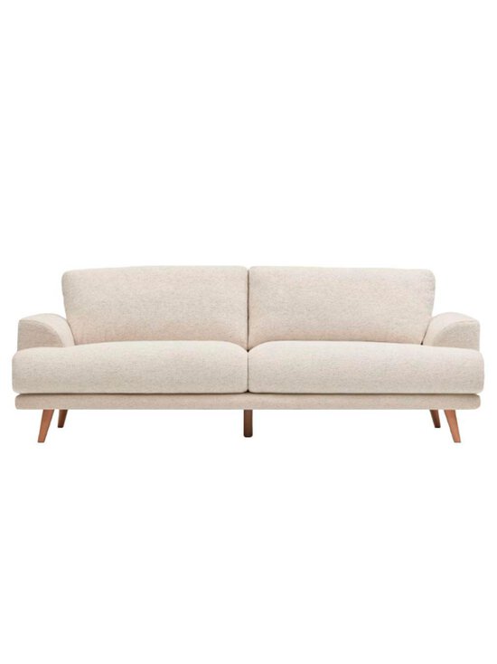 Kave Home - Karin-sohva luonnonvalkoinen/pyökki L 231 cm - WHITE | Stockmann - photo 1