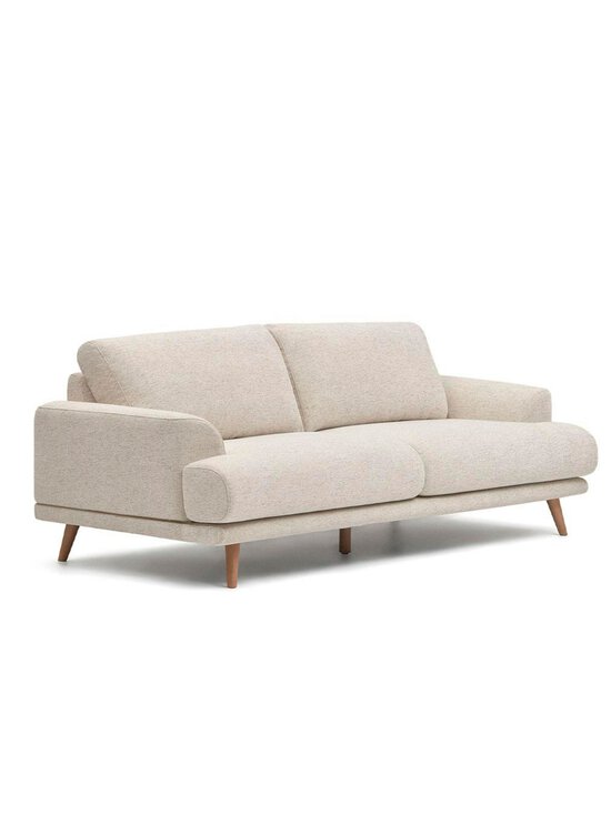 Kave Home - Karin-sohva luonnonvalkoinen/pyökki L 231 cm - WHITE | Stockmann - photo 2