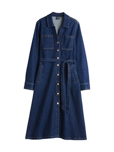 GAP - Belted Maxi džinsa kleita - DARK WASH | Stockmann