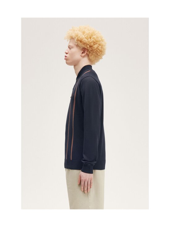 Fred Perry - Vertical Stripes -pikeeneule - 608 NAVY - photo 4 Fred Perry - Vertical Stripes -pikeeneule - 608 NAVY | Stockmann - photo 4