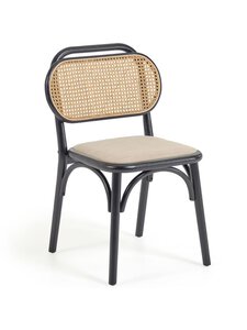 Kave Home - Doriane-tuoli - BEIGE,MUSTA,LUONNONVÄRINEN | Stockmann