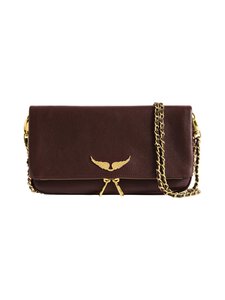 Zadig&Voltaire - Rock Grained -nahkalaukku - DEEP PURPLE | Stockmann