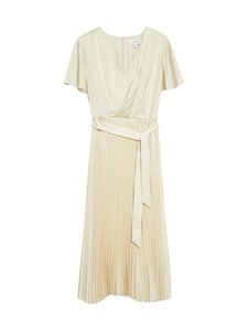 Comma - Pliseerattu mekko - 9300 LIGHT TAUPE | Stockmann