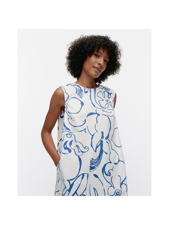 Marimekko - Palatsi Baluns organiskā poplīna kleita - 150 WHITE, BLUE - photo 4 Marimekko - Palatsi Baluns organiskā poplīna kleita - 150 WHITE, BLUE | Stockmann - photo 4