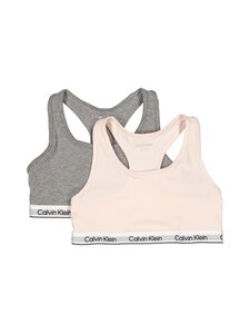Calvin Klein Kids - Bralette-alustoppi 2-pack - 0VJ SILVERPEONY/GREYHEATHER | Stockmann