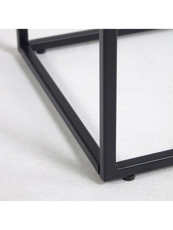 Kave Home - Rewena-konsolipöytä valkoinen/musta 110 x 75 cm - WHITE | Stockmann - photo 3