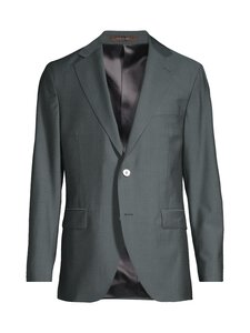 Oscar Jacobson - Regular fit vilnas-mohēras žakete - 813 SPRUCE GREEN | Stockmann