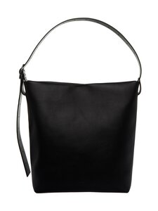Jil Sander - Square Hobo Medium -nahkalaukku - 001 BLACK | Stockmann