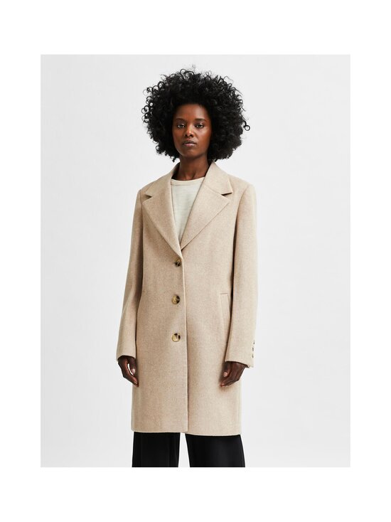 Selected - SLFNew Sasja -takki - BEIGE PATTERN:MELANGE - photo 3 Selected - SLFNew Sasja -takki - BEIGE PATTERN:MELANGE | Stockmann - photo 3