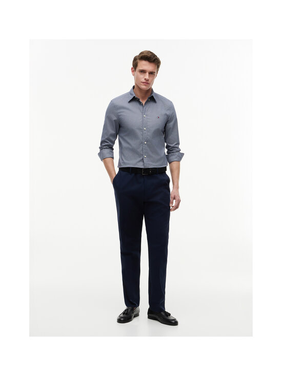 Tommy Hilfiger - Small Print poplīna krekls ar apkakli - 0GZ CARBON NAVY / ALLOVER | Stockmann - photo 2