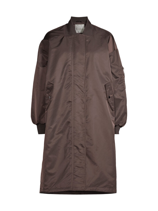 MY ESSENTIAL WARDROBE - HelgaMW Long -kääntötakki - 100 ESPRESSO | Stockmann - photo 1