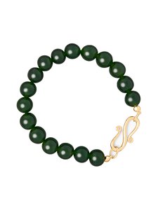 LIÉ STUDIO - The Mary -rannekoru jalokivihelmistä - GREEN AGATE | Stockmann