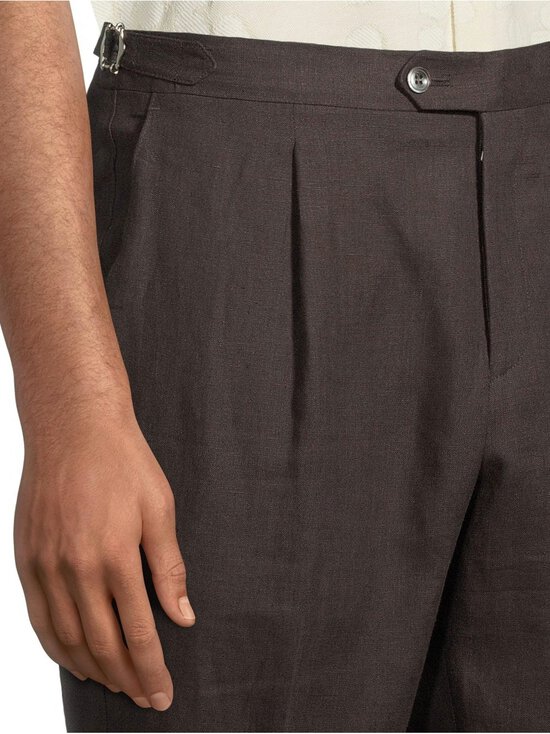 Oscar Jacobson - Denz-pellavahousut - 535 BROWN ELK | Stockmann - photo 5