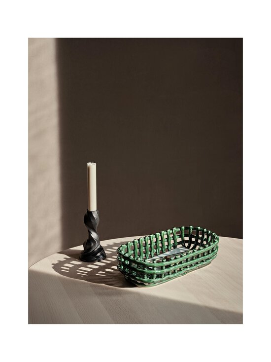 Ferm Living - Ceramic Basket Oval - EMERALD GREEN - photo 2 Ferm Living - Ceramic Basket Oval - EMERALD GREEN | Stockmann - photo 2