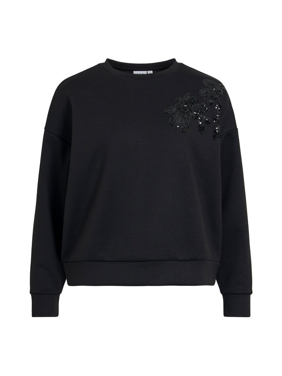 Vila - ViSiffa Sequin -collegepaita - BLACK BEAUTY | Stockmann - photo 1