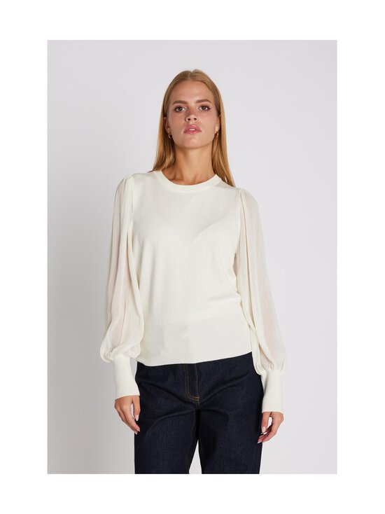 RUE de FEMME - Katrica o-neck -neulepusero - 01 WHITE | Stockmann - photo 4