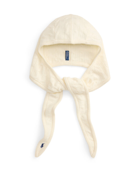 Polo Ralph Lauren - Palmikkoneulottu huppuhuivi - 004 CREAM 1 | Stockmann - photo 1