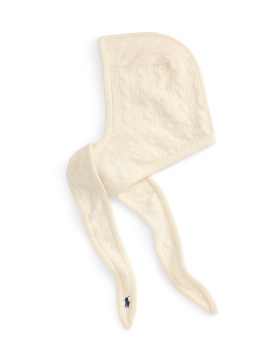 Polo Ralph Lauren - Palmikkoneulottu huppuhuivi - 004 CREAM 1 | Stockmann - photo 2