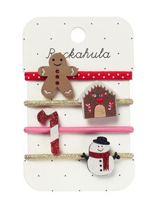 Rockahula - Jolly Gingerbread -hiuslenkit 4 kpl - MULTI | Stockmann