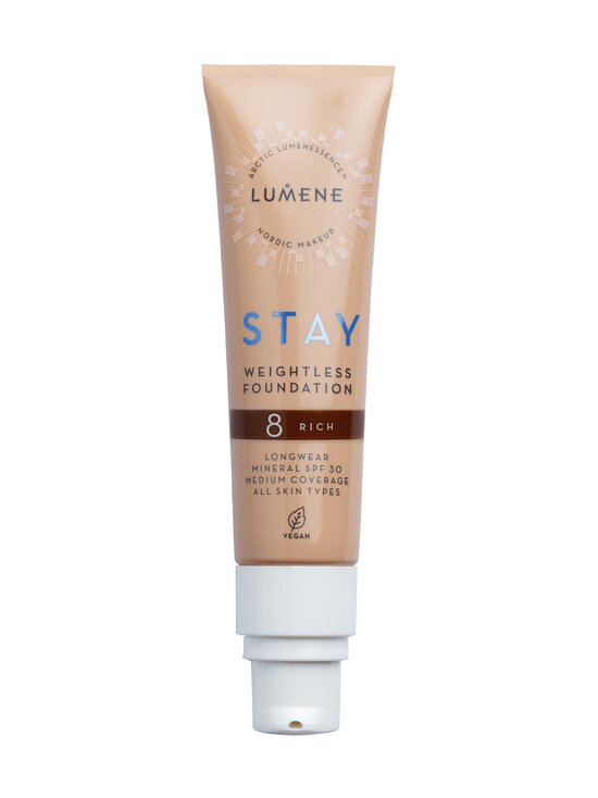 Lumene - Stay Weightless Foundation -meikkivoide 30 ml - 8 RICH - photo 1 Lumene - Stay Weightless Foundation -meikkivoide 30 ml - 8 RICH | Stockmann - photo 1