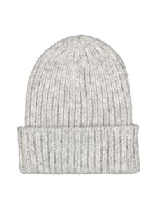 A+more - Softbabychunkybeanie adīta vilnas cepure - LIGHT GREY MELANGE 1910 | Stockmann